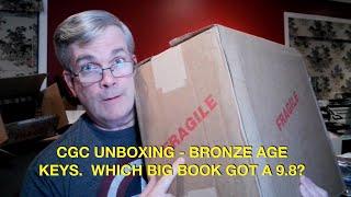 CGC Unboxing - 25 Book Modern Submission of Bronze Keys, Which Big Book Came Back a 9.8?