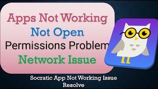 How to Fix Socratic App Not Working | Not Open | Space Issue