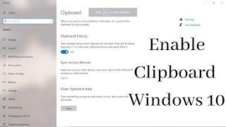 How to Enable Clipboard in Windows 10 || Fix Windows Clipboard Not Working on Windows 10 | LW Sazzad