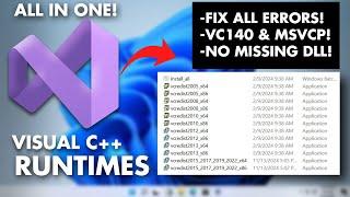 FULLY Install VISUAL C++ Redistributable Runtimes All-in-One (2025)