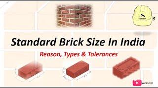 Standard Brick Size in India