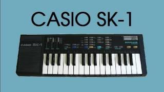 TOY #7 CASIO SK-1 Sampling Keyboard 1986 | HQ DEMO