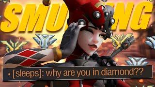 When a TOP 500 Widowmaker LEGALLY SMURFS in Diamond in Overwatch 2