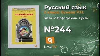 Упражнение 244 — Русский язык 2 класс (Бунеев Р.Н., Бунеева Е.В., Пронина О.В.)