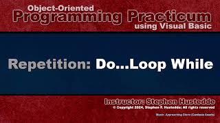 OOP Programming (VB) - 07I Do...Loop While