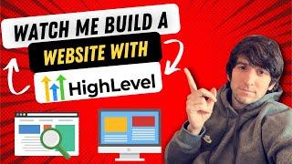 Building a Website with GoHighLevel! Easier Than You Think! Website Builder with GoHighLevel!