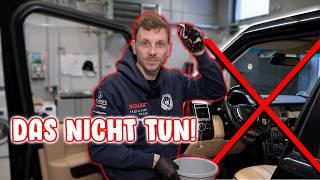  5 Anfängerfehler bei der Innenraumreinigung – Profi-Tipps für ein sauberes Auto! 