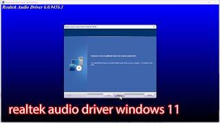 How to install realtek audio driver windows 11