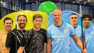 Giant Balloon Battle Vs Haaland, Foden & Lewis from Man City!