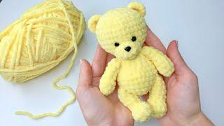 Crochet bear in an hour // For beginners // Detailed master class 
