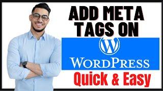 HOW TO ADD META TAGS ON WORDPRESS WEBSITE 2024