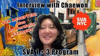 Interview with Chaewon- Ashcan Arts SVA 1 + 3 Student! SVA Accepted with a $25,000 Scholarship!