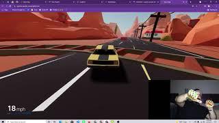 Playing the React Racing Game with Handsfree.js