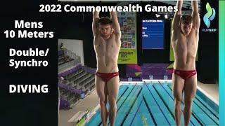 2022 Mens 10 Meter Commonwealth Games  Double Diving - Synchro Diving