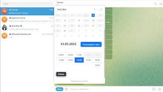 Web App Telegram чат-бот записи на услуги маникюра