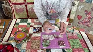 Easy piecing of tiny patchwork squares with @juliacrosspatch