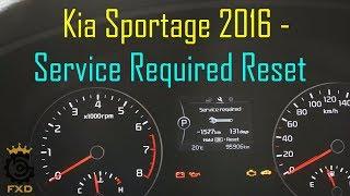 Kia Sportage Service Required Reset - How To DIY