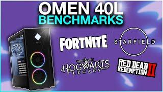 HP Omen 40l Gaming Benchmarks in 6 Games at 1440p!