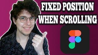 How To Fix Position When Scrolling In Figma