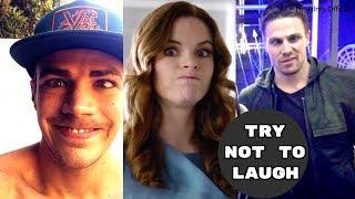 The Flash Cast Play Funny Games (Part-2) | Unseen Funny Moments - 2018