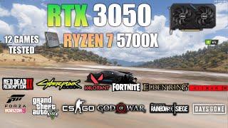 RTX 3050 + Ryzen 7 5700X : Test in 12 Games - Ryzen7 5700X Gaming