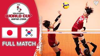Japan  Korea - Full Match | Women’s Volleyball World Cup 2019