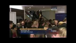 Alan Rickman at White House correspondents dinner