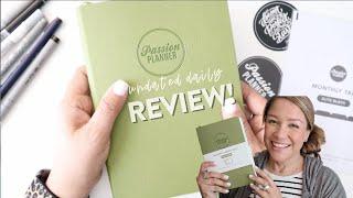 Passion Planner Review!  | Undated Daily