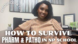 HOW TO SURVIVE PHARM & PATHO IN NURSE PRACTITIONER SCHOOL | RESOURCES & STUDY TIPS | NANDI R.