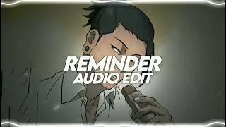 reminder - the weeknd [edit audio] (1440p)