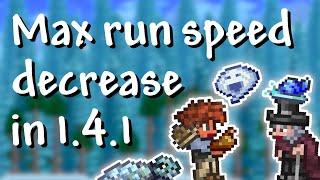 Terraria - 1.4.1 Maximum run speed decrease (you won't move after this!)