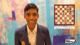 Praggnanandhaa beats India's latest GM and World U16 champion Pranav Anand