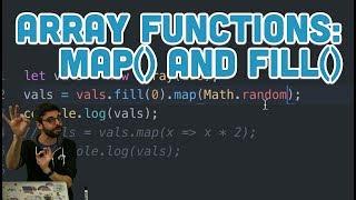 16.6: Array Functions: map() and fill() - Topics of JavaScript/ES6