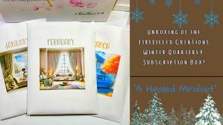 Unboxing of FireFilled Creations Winter Quarterly Subscription Box @firefilledcreations