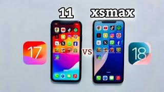 Iphone 11 vs Iphone XsMax Speed Test (iOS 17 vs iOS 18 ) Phone Pro Tips