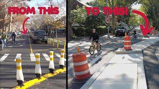 Talking Concrete Protection for Bike Lanes with NYC DOT's Sean Quinn