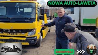 Nowa auto-laweta + przegląd placu.