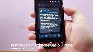 [Viettablet.com] - Test rơi vỡ Smartphone Casio G'zOne