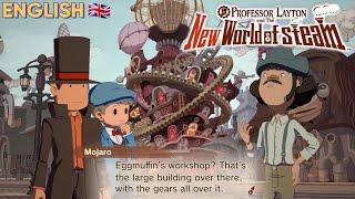  PROFESSOR LAYTON AND THE NEW WORLD OF STEAM ENGLISH GAMEPLAY TRAILER