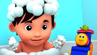  Baby Bath Song with Bob the Train | Relaxing & Fun Kids Songs Compilation