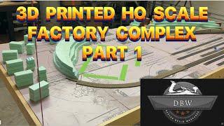 Building an HO Scale Factory: Planning and Foundation Design (Part 1 of 4)