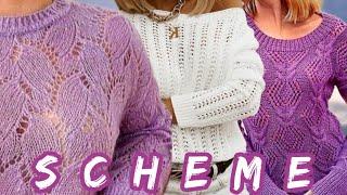 8 схем на модненькие и простенькие свитера. 8 patterns for fashionable and simple knitted sweaters.