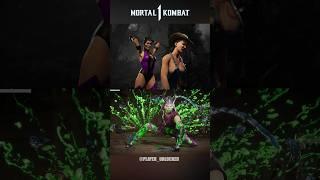 MK1 vs MK11 Mileena Fatality Comparison 