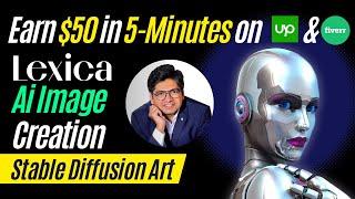 How to earn with AI generated images using Lexica | Stable diffusion NFT Art | Easy Fiverr Gig