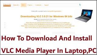 How To Download And Install VLC Media Player In Laptop,PC Windows 10,11