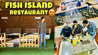 Restaurant in Water- Fish Island Restaurant vlog Moradabad | Fish Island Moradabad