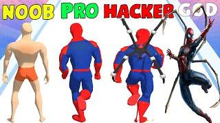 NOOB vs PRO vs HACKER vs GOD in Mashup Hero (Spider Man Ver.)