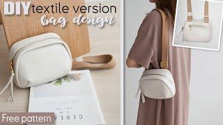 DIY Crossbody Bag from Cloth Sewing. Popular Design | Free Pattern