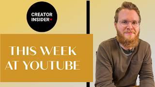 This Week at Youtube: Simplified Ad Control, Studio Desktop Clip Management, Related Video in Shorts