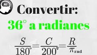 Como convertir entre sistemas de medidas angulares